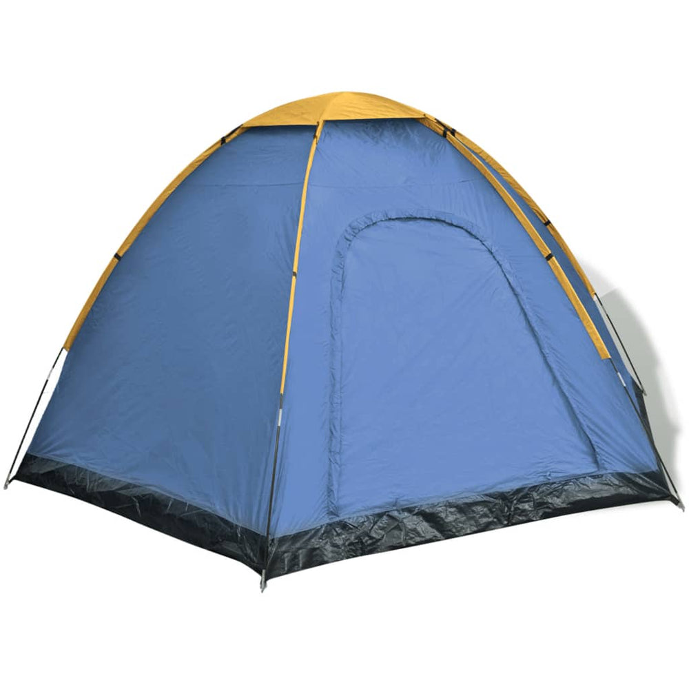 6-местна палатка, синьо и жълто - Bestgoodshopbg