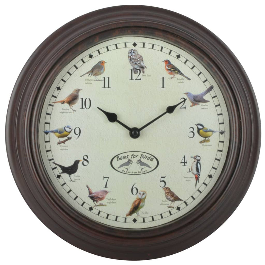Esschert Design Часовник със звуци на птици - Bestgoodshopbg