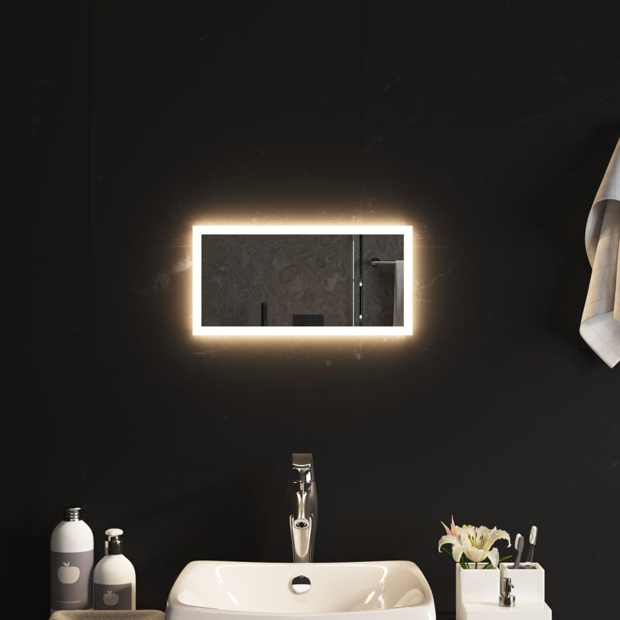 LED огледало за баня, 20x40 см - Bestgoodshopbg