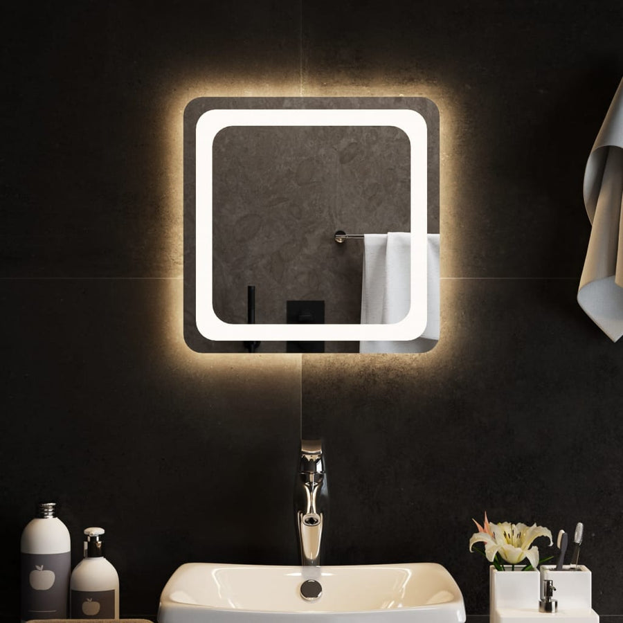 LED огледало за баня, 40x40 см - Bestgoodshopbg
