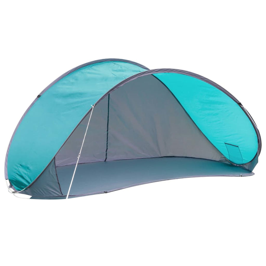 HI Pop-up саморазгъваща се палатка за плаж синя - Bestgoodshopbg