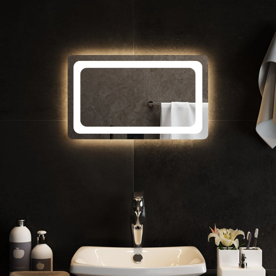 LED огледало за баня, 50x30 см - Bestgoodshopbg