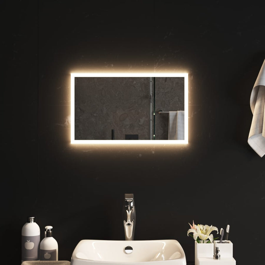 LED огледало за баня, 50x30 см - Bestgoodshopbg