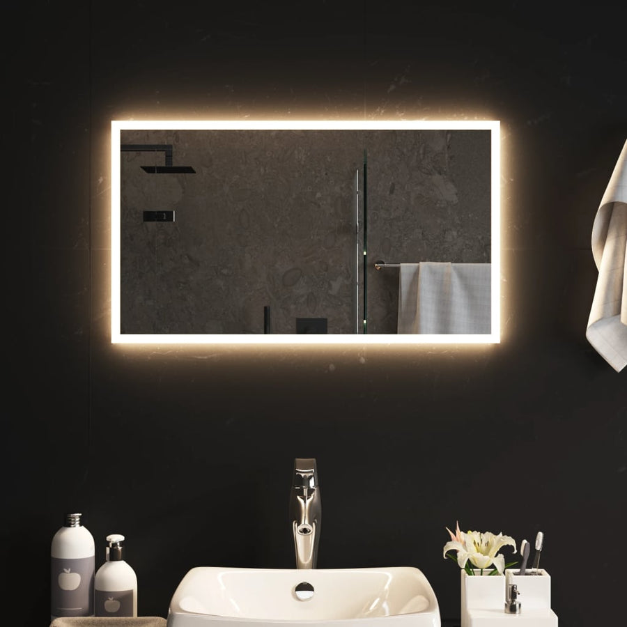 LED огледало за баня, 70x40 см - Bestgoodshopbg