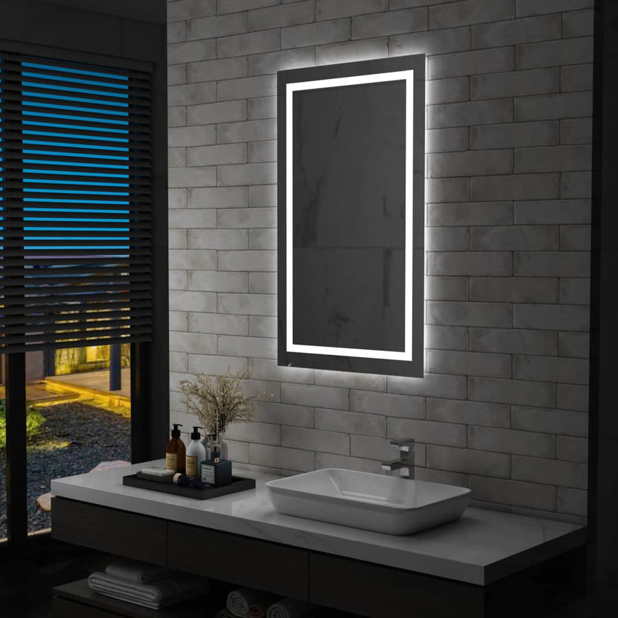 LED огледало за баня с тъч сензор 60x100 см - Bestgoodshopbg
