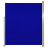 Странична тента за вътрешен двор/тераса, 160x300 см, синя