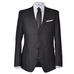 Три-компонентен мъжки бизнес костюм, размер 46, черен - Bestgoodshopbg