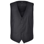 Три-компонентен мъжки бизнес костюм, размер 46, черен - Bestgoodshopbg