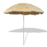 Плажен чадър с наклон в хавайски стил