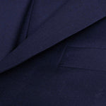 Три-компонентен мъжки бизнес костюм с размер 48, тъмно-син - Bestgoodshopbg