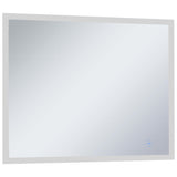 Стенно LED огледало за баня с тъч сензор 80x60 см