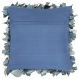 Възглавници, 2 бр, деним шаги, синьо, 45x45 см, кожа и памук - Bestgoodshopbg