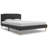 Рамка за легло, черна, плат, 120x200 см - Bestgoodshopbg