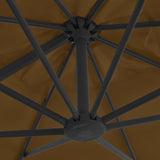 Градински чадър с преносима основа, таупе