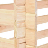 Навес за дърва, 163x103x193 см, 19 мм, изсушен в пещ бор - Bestgoodshopbg