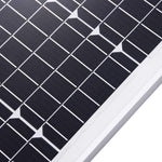 Соларни панели 2 бр 100 W монокристален алуминий защитно стъкло - Bestgoodshopbg