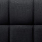 Въртящи се трапезни столове, 6 бр, черни, плат - Bestgoodshopbg