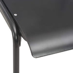 Трапезни столове, 6 бр, черни, шперплат - Bestgoodshopbg