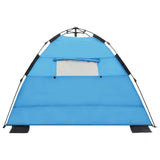 Pop up палатка за плаж, 220x220x160 см, синя - Bestgoodshopbg