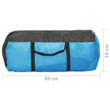 Pop up палатка за плаж, 220x220x160 см, синя - Bestgoodshopbg