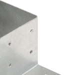 Конектори за греди 4 бр L-образни поцинкован метал 81x81 мм - Bestgoodshopbg