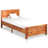 Рамка за легло, акациево дърво масив, 90х200 см - Bestgoodshopbg