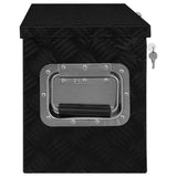 Алуминиева кутия, 61,5x26,5x30 см, черна - Bestgoodshopbg