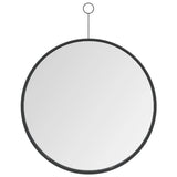 Огледало за окачване с кука, черно, 40 см
