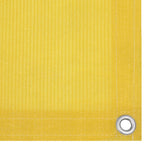 Балконски параван, жълт, 120x500 см, HDPE