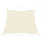 Платно-сенник, 160 г/м², кремаво, 3/4x3 м, HDPE