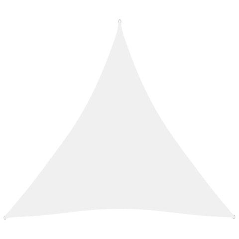 Платно-сенник, Оксфорд текстил, триъгълно, 4,5x4,5x4,5 м, бяло