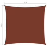 Платно-сенник, Оксфорд текстил, квадратно, 6x6 м, теракота
