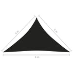 Платно-сенник, Оксфорд плат, триъгълно, 5x5x6 м, черно