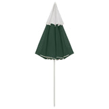 Плажен чадър, зелен, 300 см