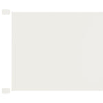 Вертикален сенник, бял, 100x800 см, оксфорд плат