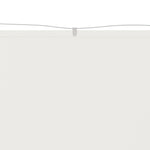 Вертикален сенник, бял, 140x600 см, оксфорд плат
