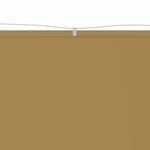 Вертикален сенник, бежов, 140x800 см, оксфорд плат