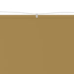 Вертикален сенник, бежов, 180x270 см, оксфорд плат