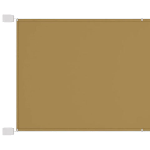 Вертикален сенник, бежов, 180x360 см, оксфорд плат