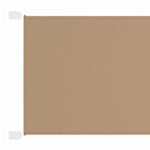 Вертикален сенник, таупе, 60x800 см, оксфорд плат