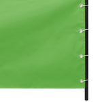 Балконски параван, светлозелен, 100x240 см, оксфорд плат