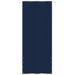 Балконски параван, син, 100x240 см, оксфорд плат