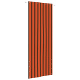 Балконски параван, оранжево и кафяво, 80x240 см, оксфорд плат