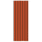 Балконски параван, оранжево и кафяво, 80x240 см, оксфорд плат