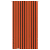Балконски параван, оранжево и кафяво, 140x240 см, оксфорд плат