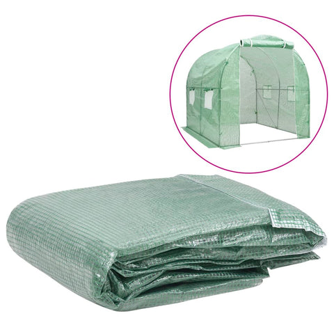 Резервно покривало за парник (4 м²), 200x200x200 см, зелено