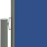 Прибираща се странична тента, синя, 160x1000 см
