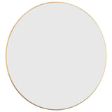 Стенно огледало злато Ø 60 см кръгло