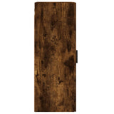 Стенен шкаф опушен дъб 34,5x34x90 см