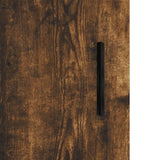 Стенен шкаф опушен дъб 34,5x34x90 см
